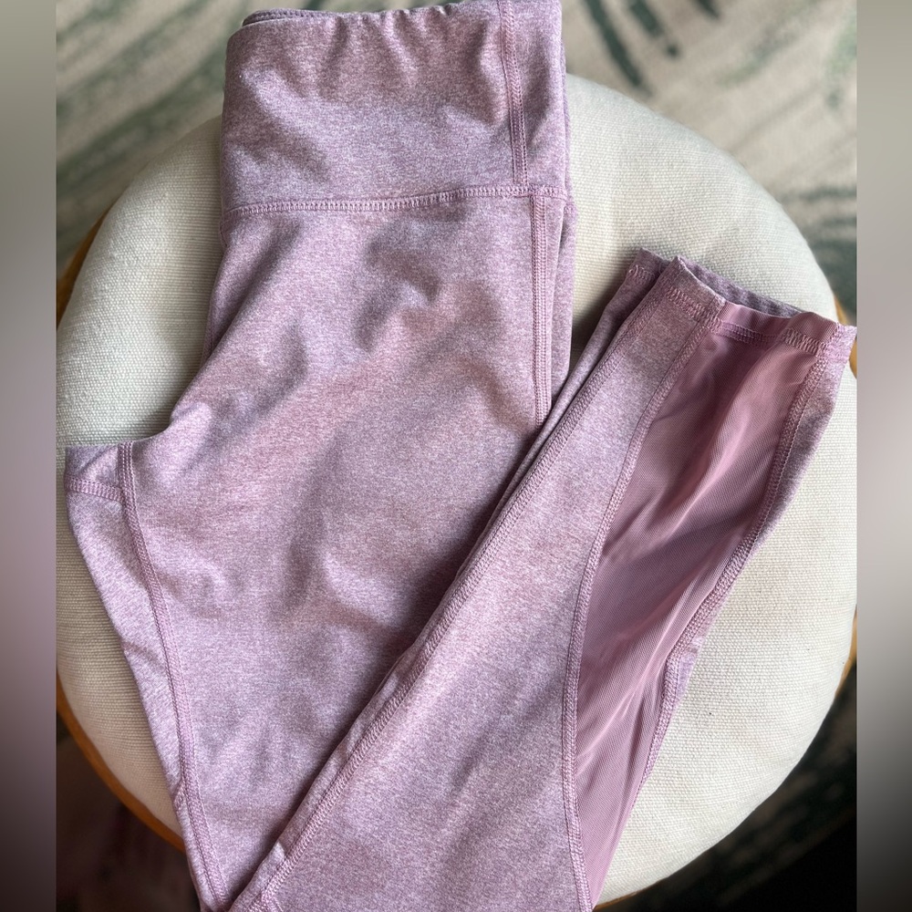 Old Navy Girls Mid-rise Go Dry Powerpress Leggings Pink XL 14-16